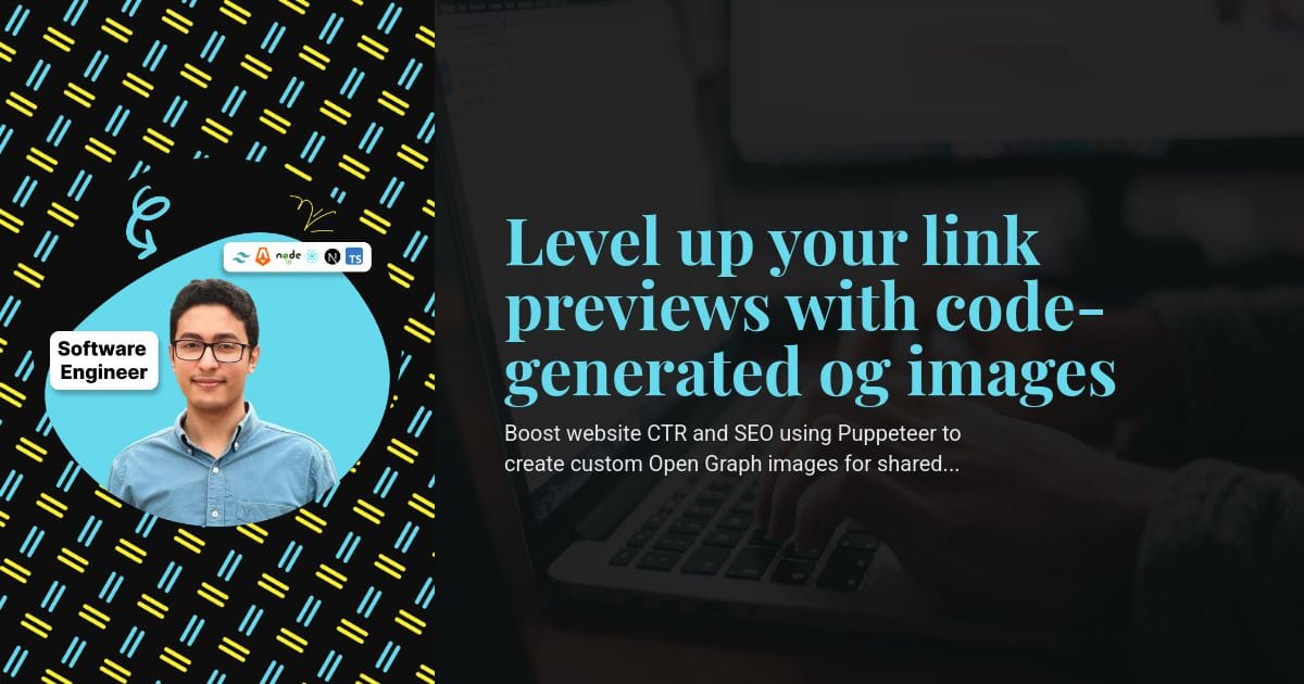 Level up your link previews with code-generated og images Level up your link previews with code-generated og images